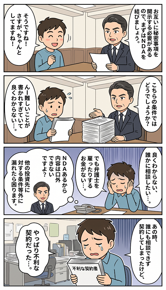 不利契約の罠編